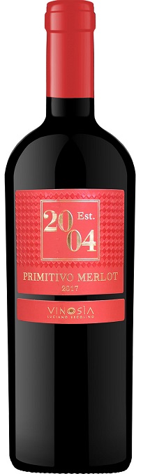 Primitivo Merlot IGT 2018 EST 2004 IGT  Vinosia
