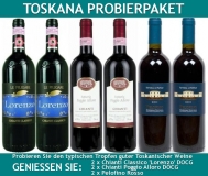 Probierpaket Toskana  6 Flaschen